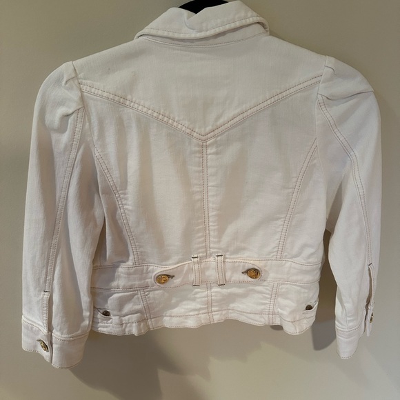 Guess White Denium Jacket - Picture 2 of 3